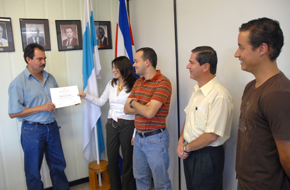 Entrega de certificado
