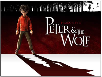 Afiche cortometraje Peter anld wolf