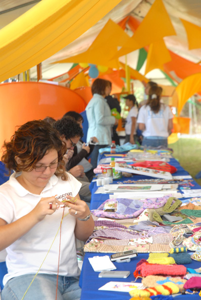 Ambiente en la feria