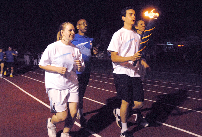 Corriendo con antorcha