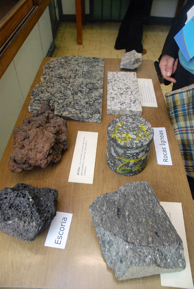 Exposición de rocas