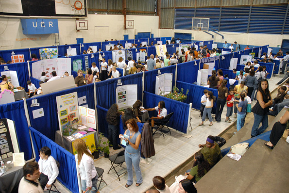 Puestos de exhibición en feria