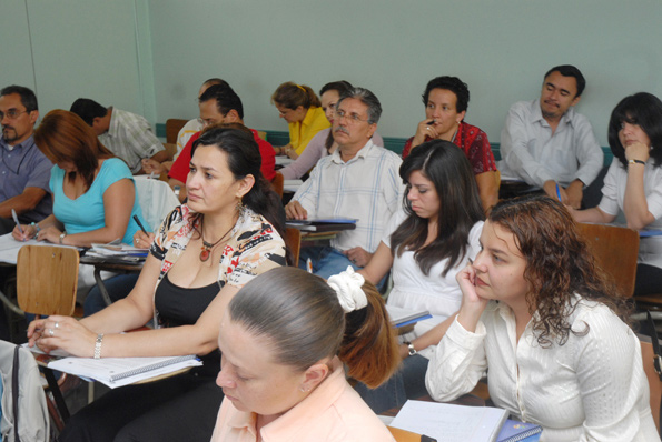 Clase durante la capacitación