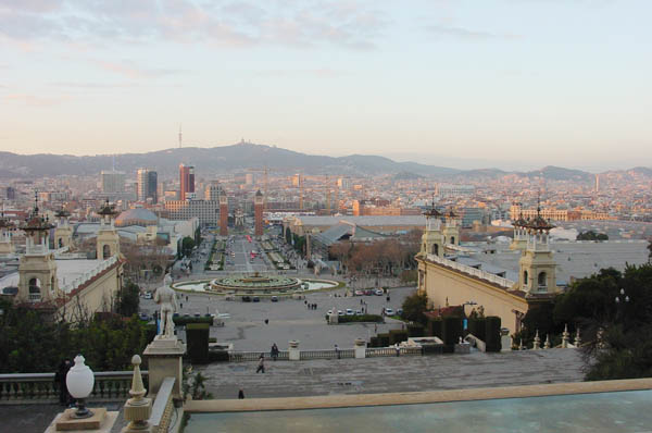 Vista de la ciudad de Barcelona