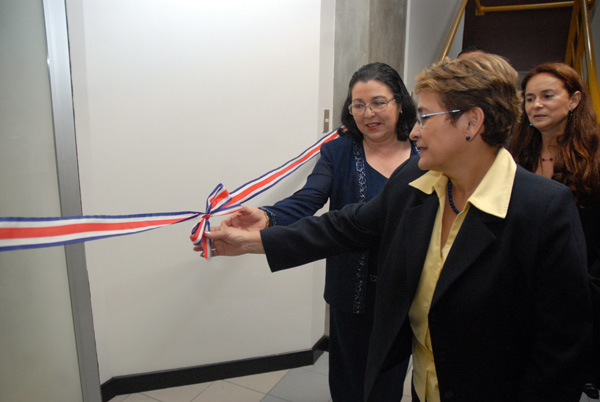 Momento de la inauguración