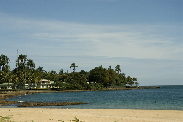 Paisaje en puerto Limón