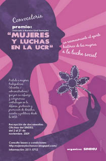 Afiche mujeres y lucha