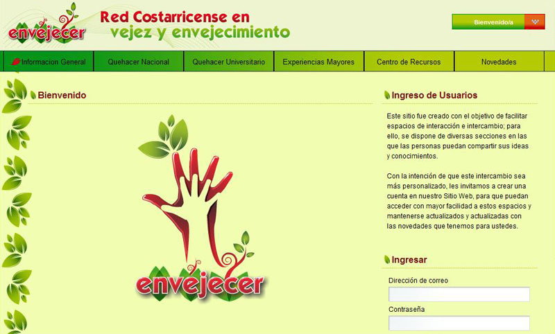 Sitio web envejecer