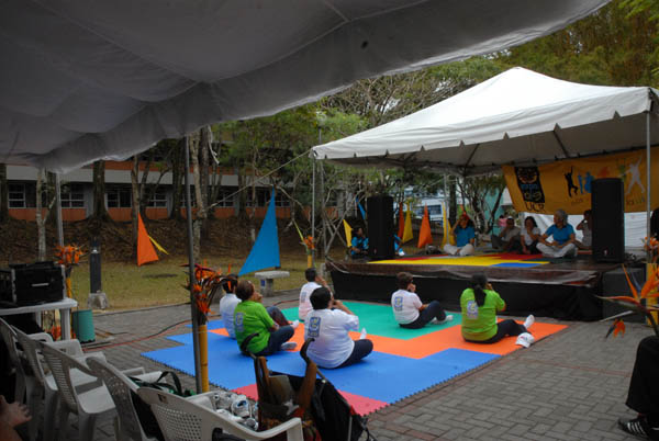 Clase de yoga