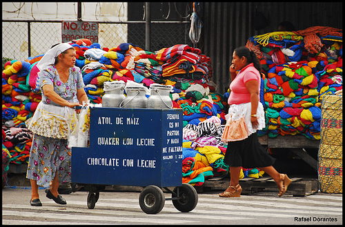 Venta informal de hamacas