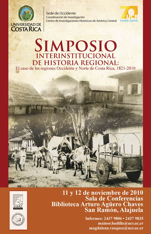 Afiche simposio historia