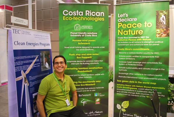 Carlos Cartín en Feria EcoWord