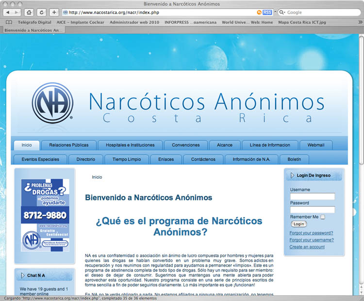 sitio web