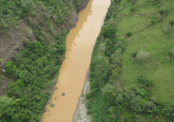 Vista aerea de Diquís