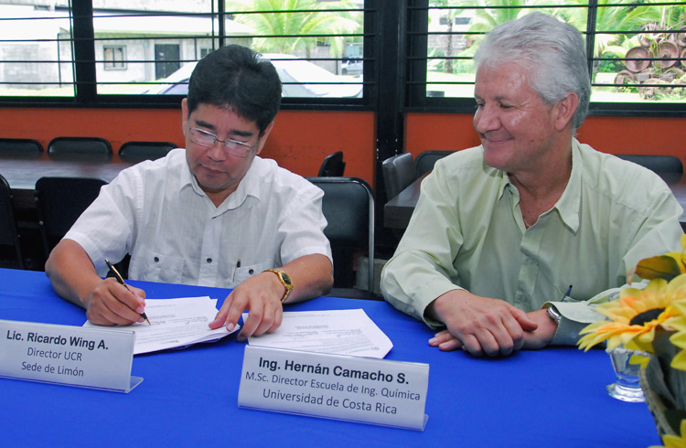 Ricardo Wing y Hernán Camacho