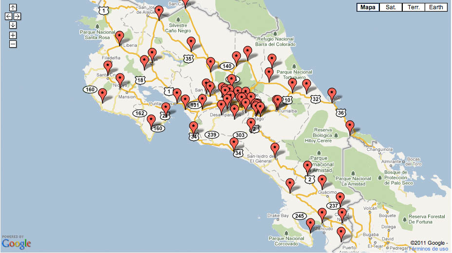 Mapa tomado del sitio web del LIS