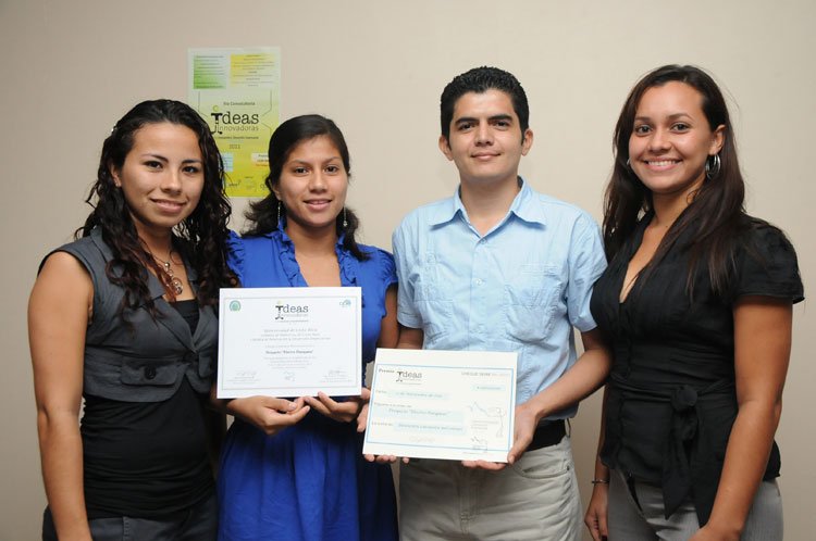 Estudiantes de la Sede de Guanacaste ganadores de premio