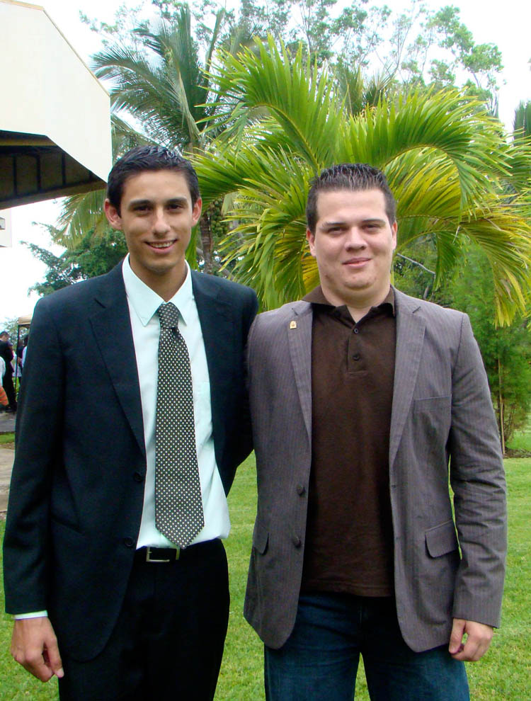 Mario A. Barrantes y Warner Alvarado