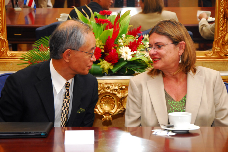 Libia Herrero y Yoshiharu Namiki