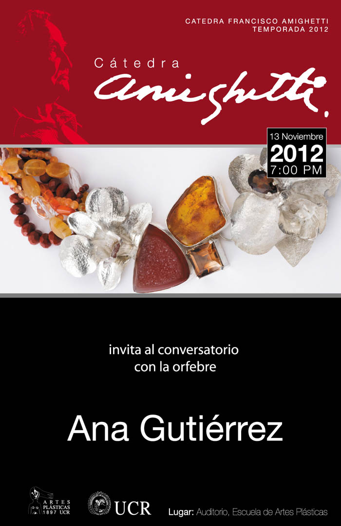 Afiche catedra Ana Gutiérrez