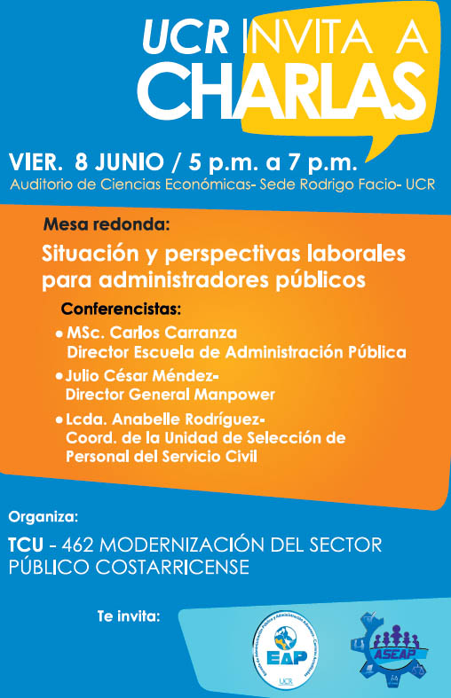 Afiche Mesa redonda Administración Pública