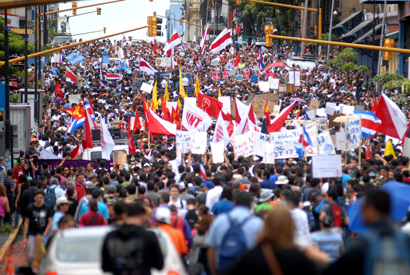 Panorámica marcha CCSS 15 de noviembre 12