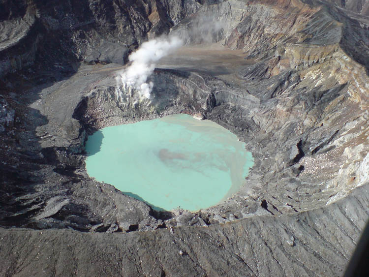 Volcán Poás el viernes 7 de setiembre