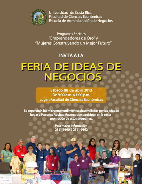 Afiche Feria de Negocios 2013