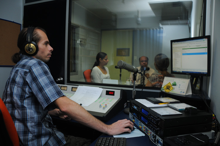 Cabina de transmisión 