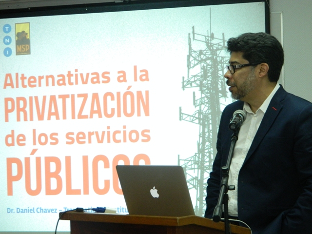 Políticas ante la privatización, Dr. Daniel Chávez 