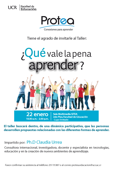 Charla Que vale la pena aprender