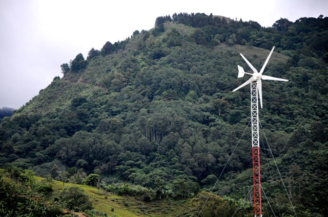 Microturbina eólica