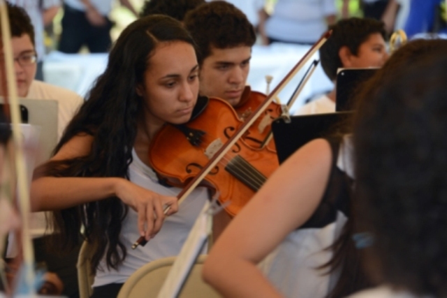 Estudiantes de la sede del Sinem del Pacífico.