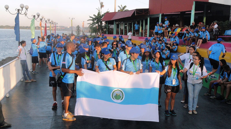 Delegación UCR en inauguración Juduca