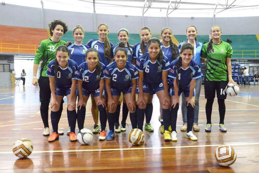 Equipo feminino de futbol sala