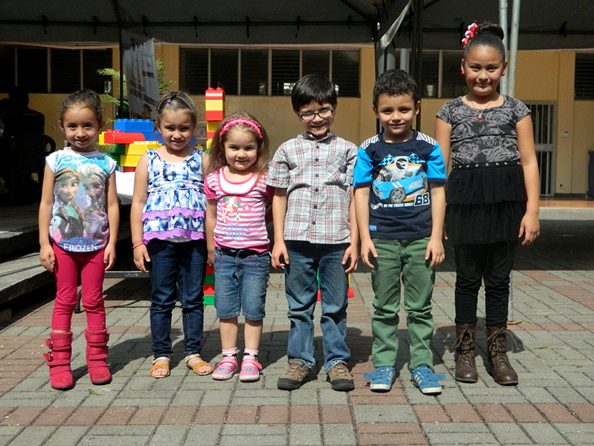 Niños de preescolar que participaron en el Congreso