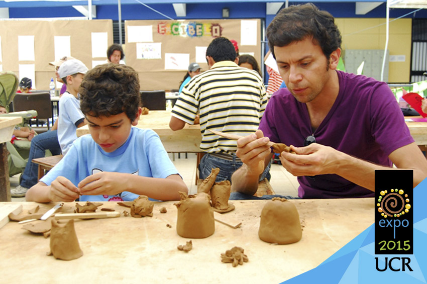 Taller de arte en la Expo