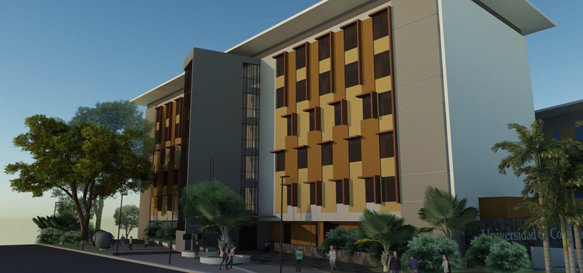 Fachada de nuevo edificio de Derecho