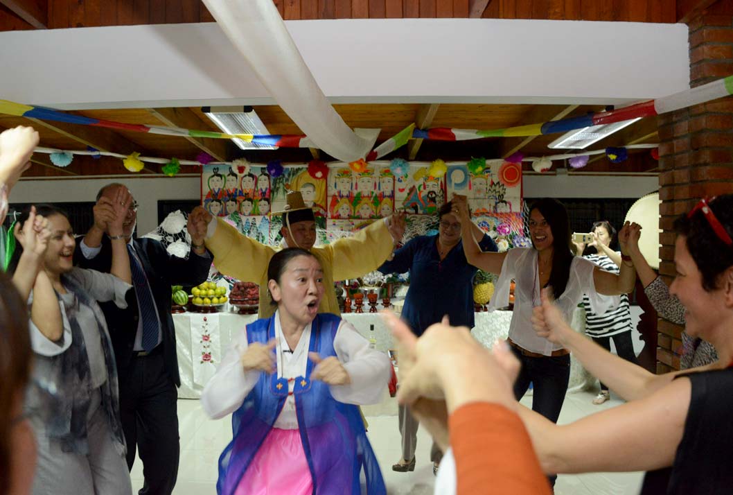 Danza de la alegría, ritual del Tekan coreano