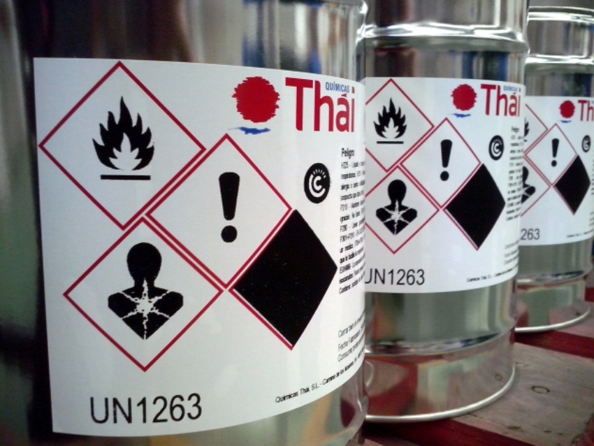 etiquetas productos químicos