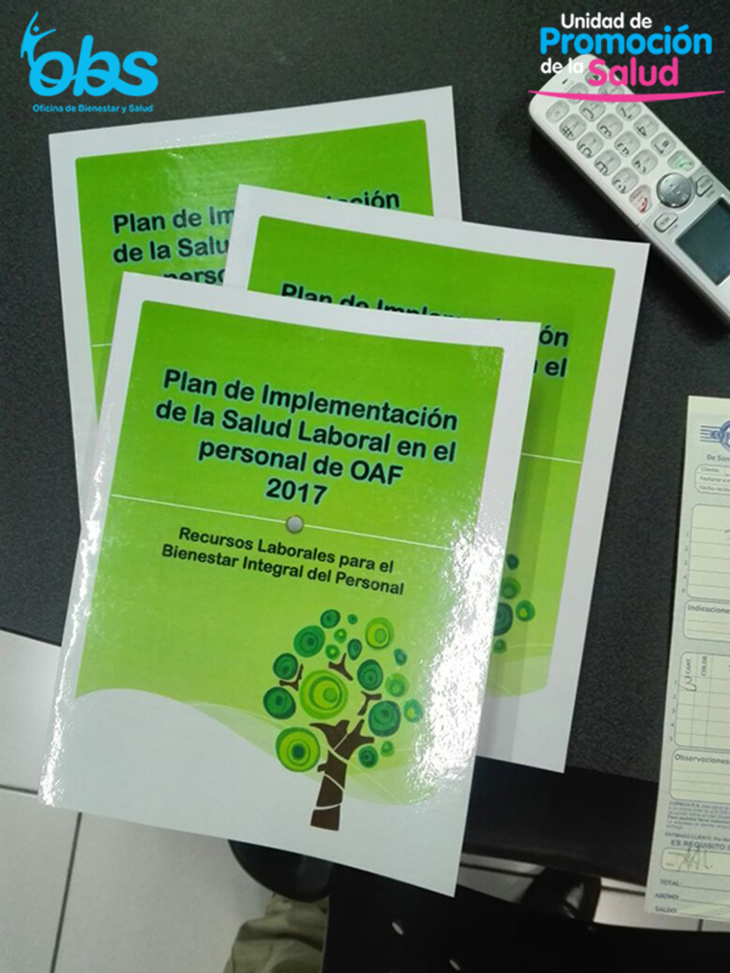  Plan de Salud Laboral para el personal de la Oficina de Administración Financiera (OAF)