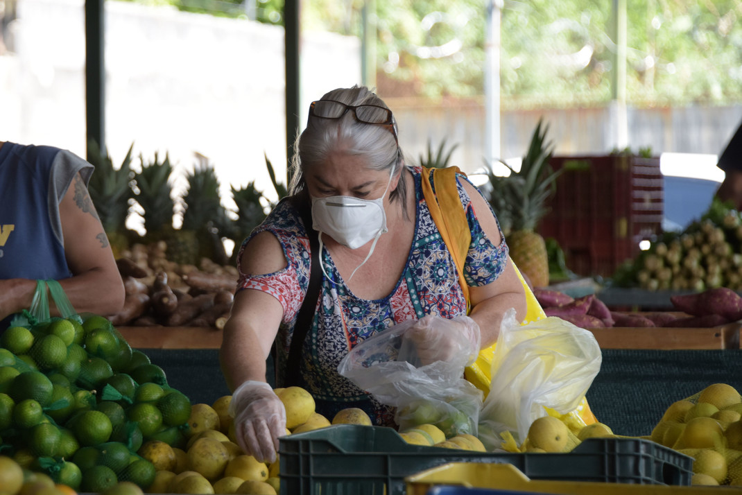 Feria del agricultor COVID