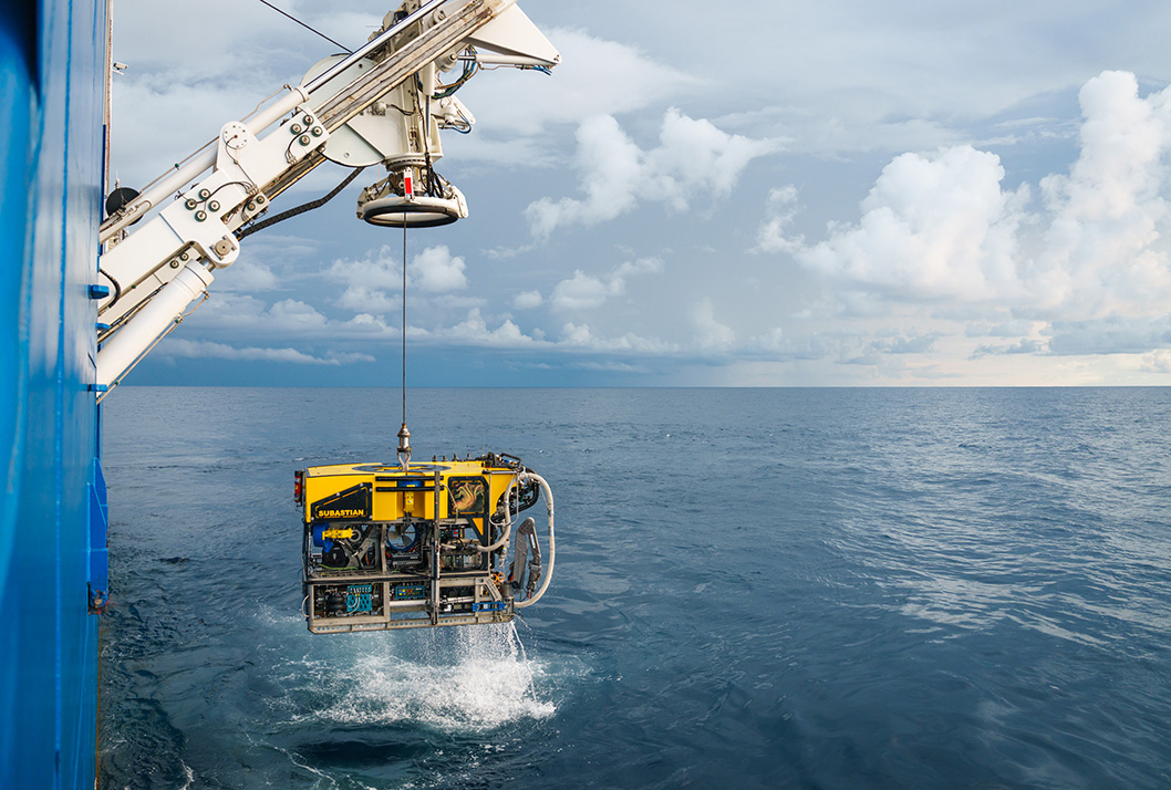 Robot para investigación científica en el mar