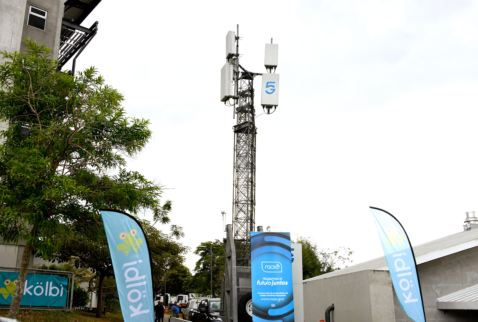 Foto 1 Primera antena de Red 5G en Costa Rica está en la UCR