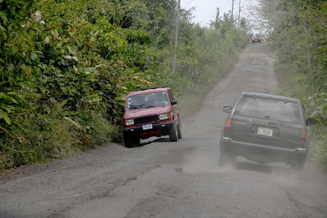 Camino de lastre en Los Chiles