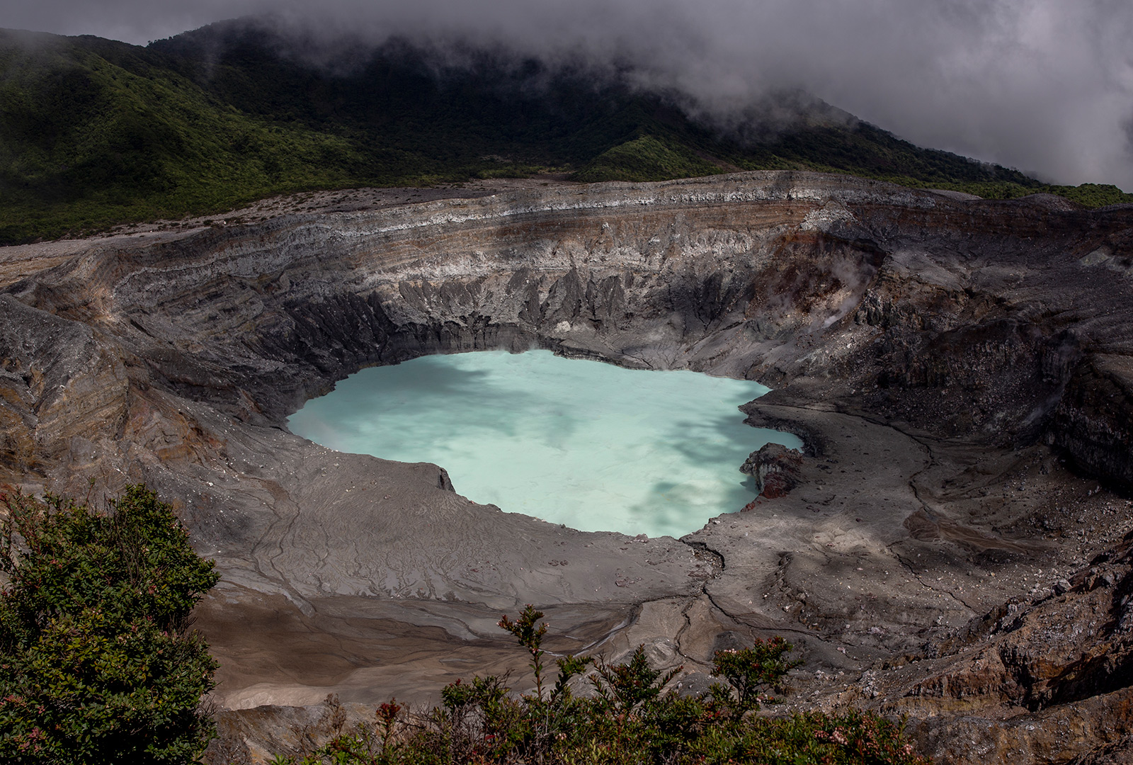 Laguna del volcán Poás