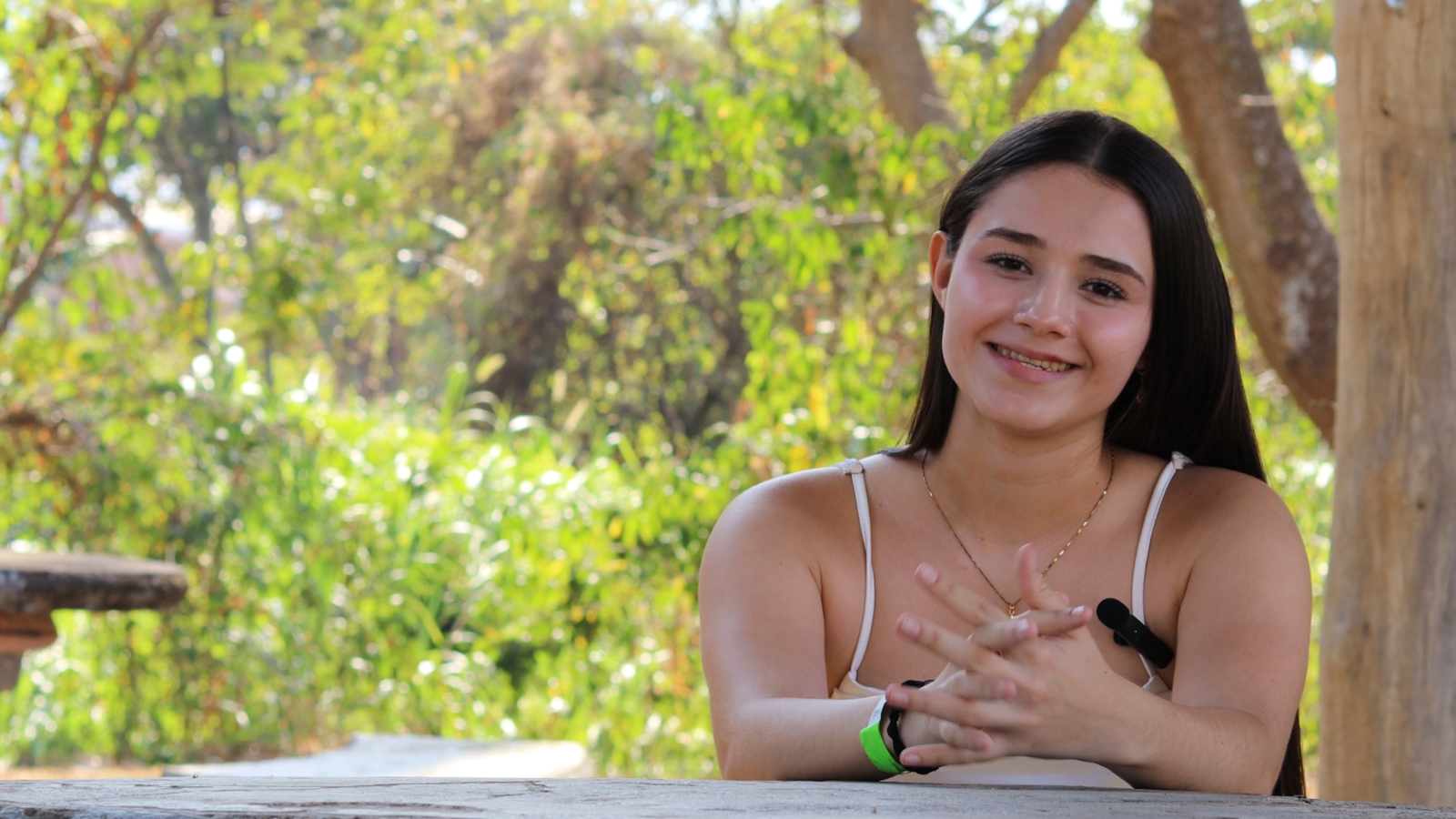  Ashley Nicole González Villegas, estudiante de Odontología de primer ingreso, 2024.