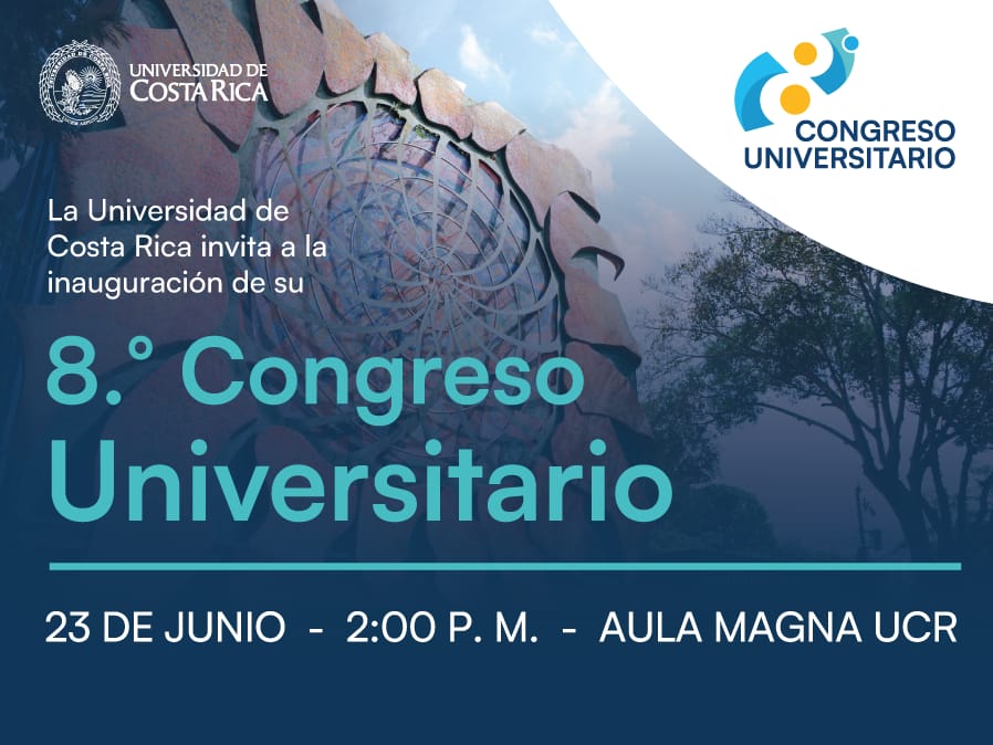 Invitación a inauguración del congreso UCR