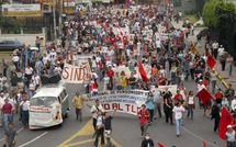 Marcha contra el TLC