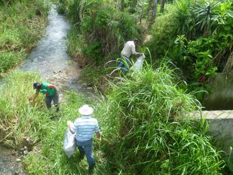 Protección del rio Jabonal en Esparza